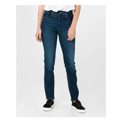 Levi&#39;s Modré dámské straight fit džíny Levi's® - Dámské