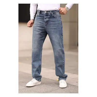 Trendyol Blue Baggy Fit Jeans Denim Trousers