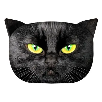 Bertoni Home Unisex's Travel Cat Pillow With Rubber Nero