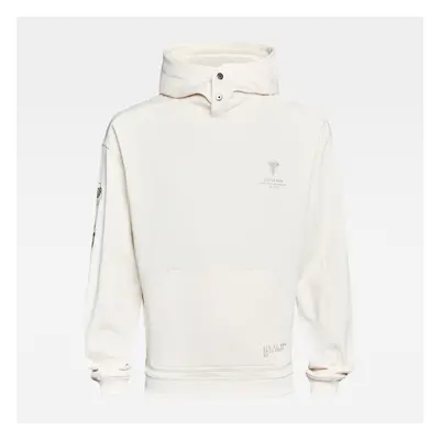 Sweatshirt - G-star RAW Sleeve Graphic hooded Sweat beige