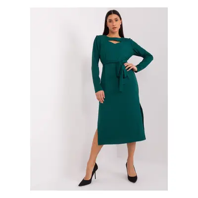 Dress-LK-SK-509447.75P-dark green