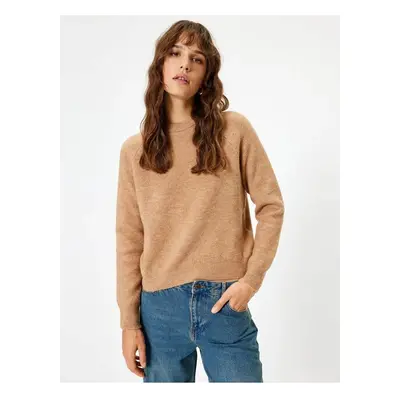 Koton Basic Knitwear Sweater Long Sleeve Soft Textured