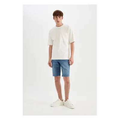 DEFACTO Regular Fit Jean Bermuda Shorts