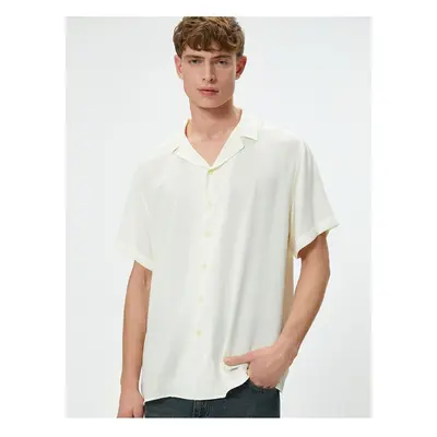 Koton Men's Ecru Shirt