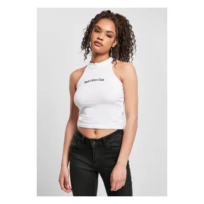 Ladies Bad Girls Short Top bílý