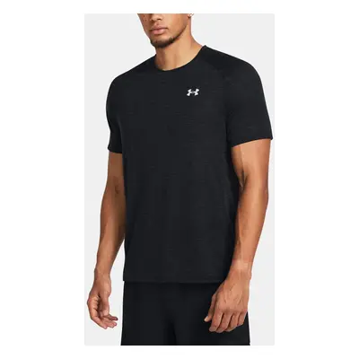 Under Armour Tričko UA TRAIL RUN SHORTSLEEVE-BLK - Pánské