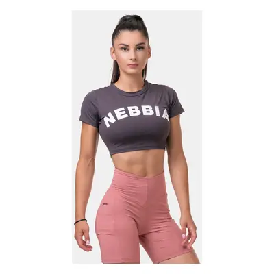 Dámský top Nebbia Hero Sporty Hero crop top marron