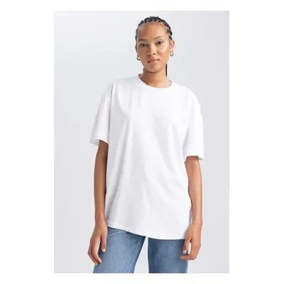 DEFACTO Oversize Fit Crew Neck Short Sleeve T-Shirt