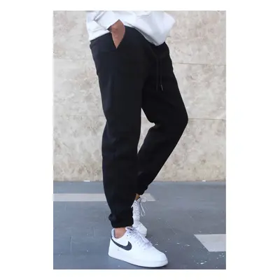 Madmext Basic Men's Black Shark Sweatpants