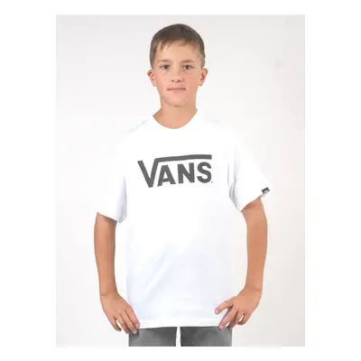 Vans CLASSIC white/black dětské triko s krátkým rukávem - bílá - Holky