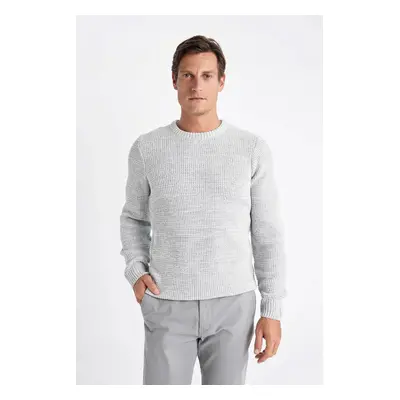 DEFACTO Standard Fit Crew Neck Knitwear Sweater