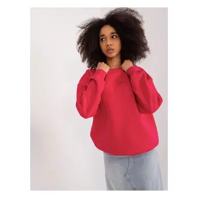 Sweatshirt-BA-BL-0106.27-dark pink