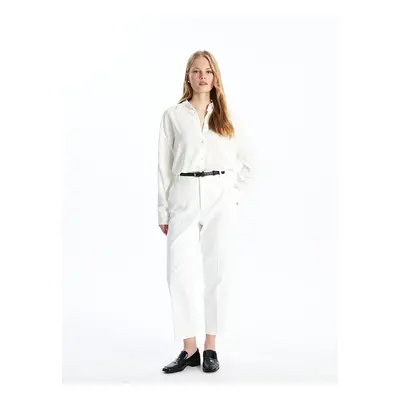 LC Waikiki Lcw Waist Belted Comfortable Fit Women's Trousers