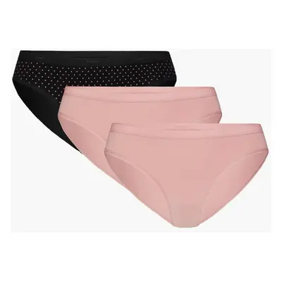 Briefs Atlantic 3LP-195 A'3 S-2XL pink light-black