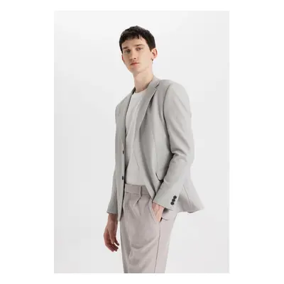 DEFACTO Modern Fit Buttoned Lined Blazer Jacket