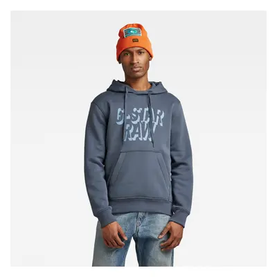 G-STAR Sweatshirt - Retro shadow gr hdd sw blue