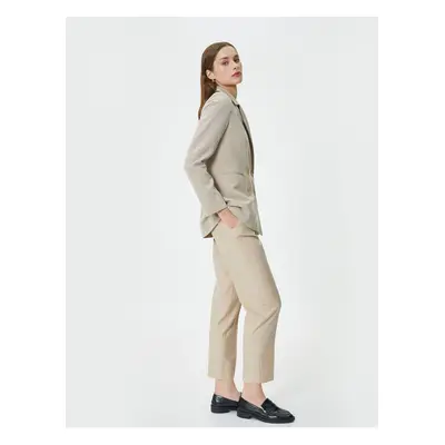 Koton Fabric Trousers Normal Waist Regular Fit