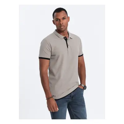 Ombre Men's plain polo shirt