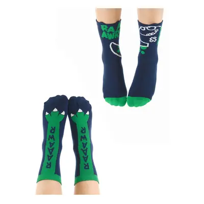 Denokids Caterpillar Dino Boy's Set of Socket Socks