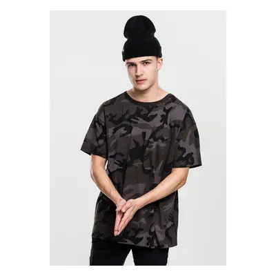 Camo Oversized tričko tmavé masky