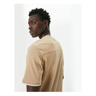 Koton Basic T-Shirt Crew Neck Short Sleeve Cotton