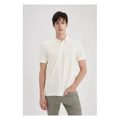 DEFACTO New Regular Fit Short Sleeve Basic Plain Polo Shirt