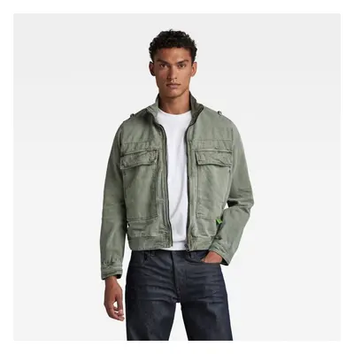 G-STAR Jacket - Utility Flap Pocket Zip Jacket Green