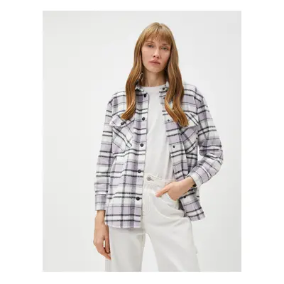 Koton Lumberjack Shirt with Pockets and Snaps