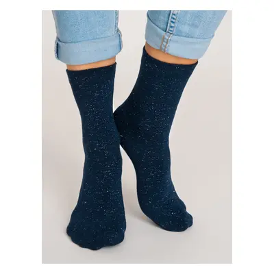 NOVITI Woman's Socks SB012-W-04 Navy Blue