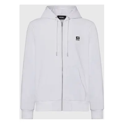 Diesel Sweatshirt - SGIRKHOODZIPK1 white