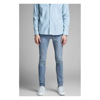 Světle modré skinny fit džíny Jack & Jones Liam - Pánské