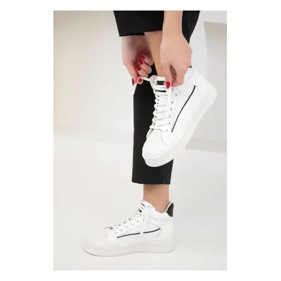 Soho White-Black Women's Sneakers