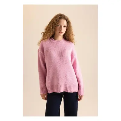 DEFACTO Regular Fit Crew Neck Knitwear Sweater