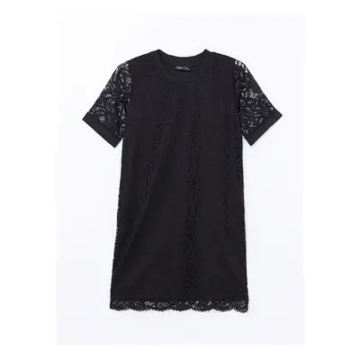 LC Waikiki Crew Neck Lace Women's Dress