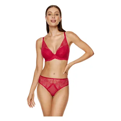 Gorteks Rouge floral lace panty red