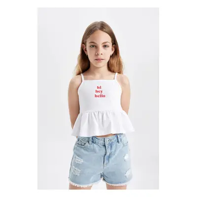 DEFACTO Girl's Printed Undershirt