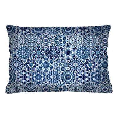 Bertoni Home Unisex's Rectangular Pillow Malaga Navy Blue