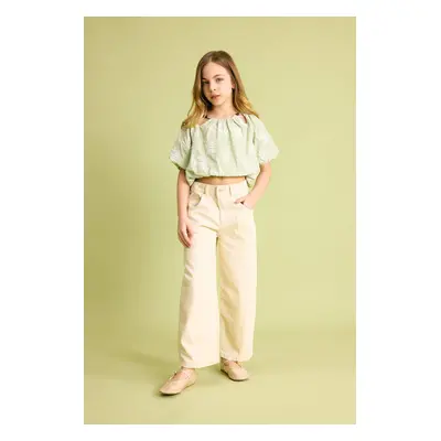 DEFACTO Girl Slouchy Jogger Leg Trousers