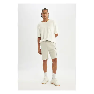 DEFACTO Regular Fit Basic Plain Pocket Bermuda Shorts