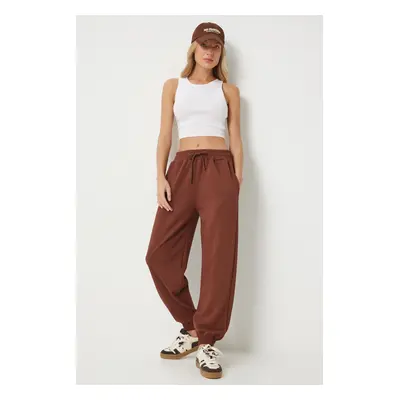 Happiness İstanbul Women's Brown Modal Blend Jogger Sweatpants