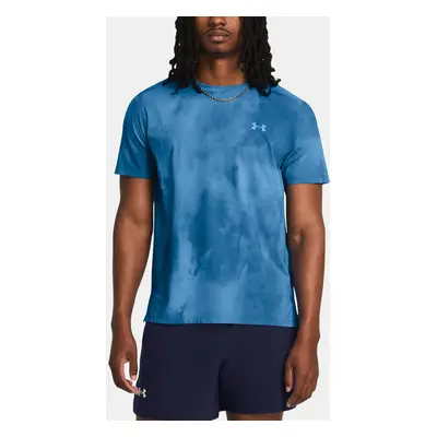 Under Armour Tričko UA LAUNCH ELITE WASH SS-BLU - Pánské