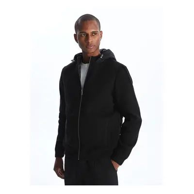 LC Waikiki Men's Standard Fit Hooded Knitwear Cardigan