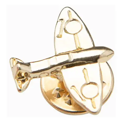 Ombre Men's lapel pin small plane – gold OU-ACPN