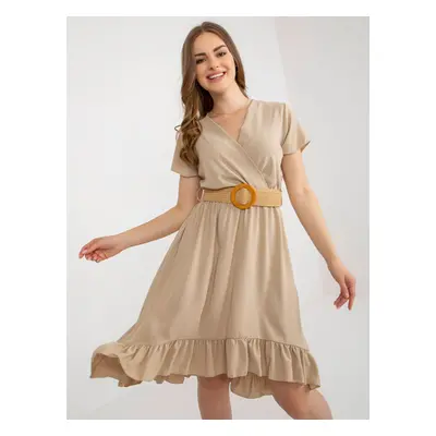 Dress-DHJ-SK-8358.19-beige