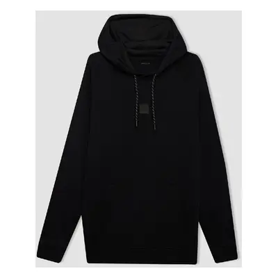 DEFACTO Fit Standard Fit Pocket Hooded Sports Sweatshirt