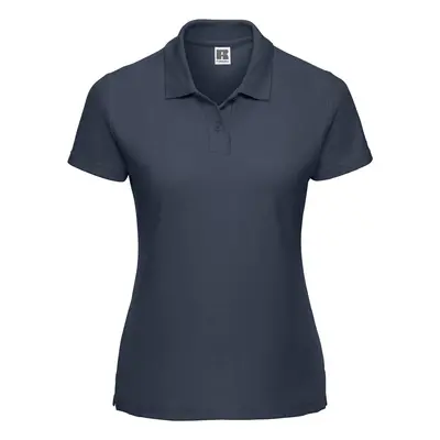 Navy Blue Polycotton Polo Russell Women's T-Shirt