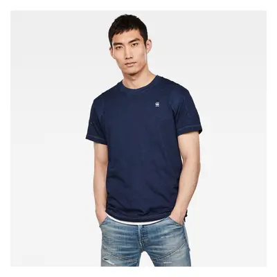 G-STAR T-shirt - Motac fabric mix r t s\s dark blue