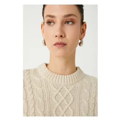 Koton Beige Women's Sweater