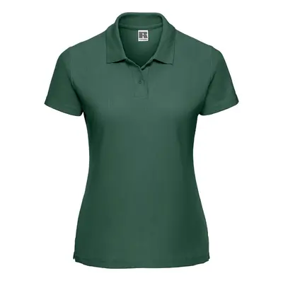 Polycotton Women's Green Polo Shirt Russell