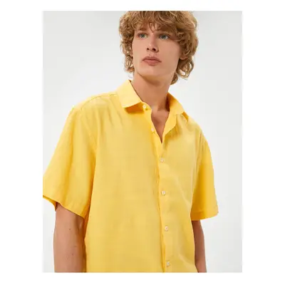 Koton Summer Shirt Short Sleeve Classic Collar Buttoned Cotton